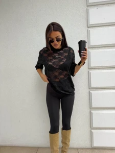 By Me bluzka damska Marmaris czarna