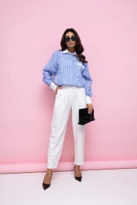 Spodnie damskie cygaretki  Ecru 