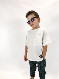 NUNU dziecięcy T-shirt biały 