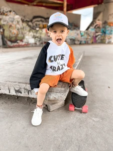 Fun kids dziecięca bluza Cute But Crazy Orange