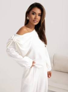 Cocomore efektowny damski komplet w kolorze ECRU